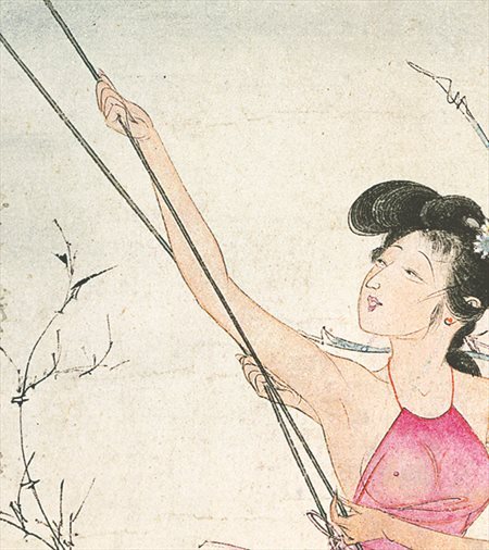 定安县-胡也佛的仕女画和最知名的金瓶梅秘戏图